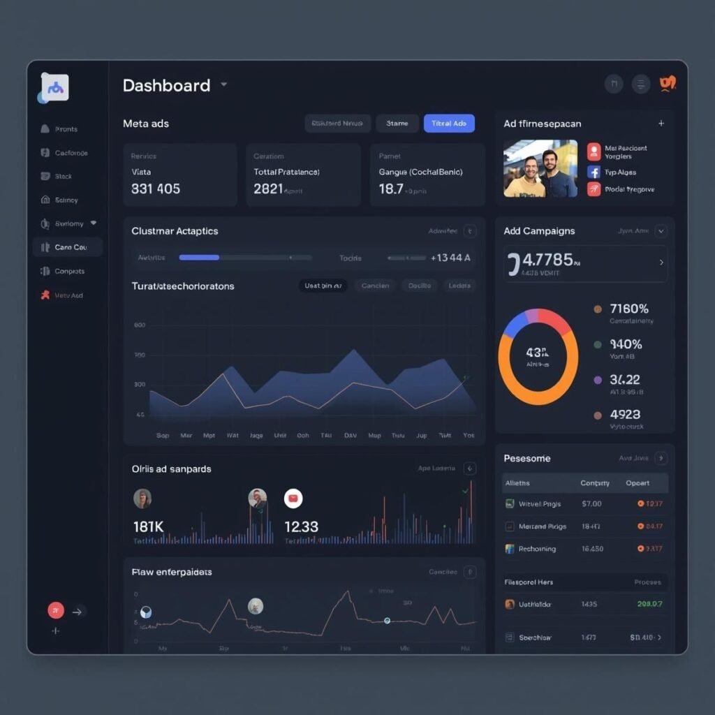 panel de campañas de publicidad con Meta Ads para empresas