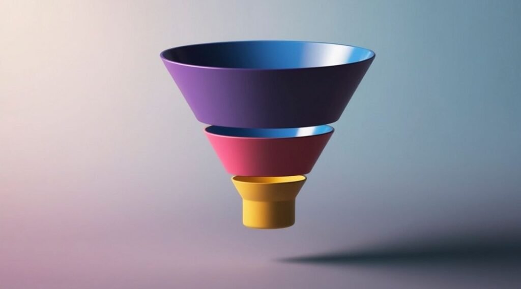 captación de clientes mediante embudo de ventas